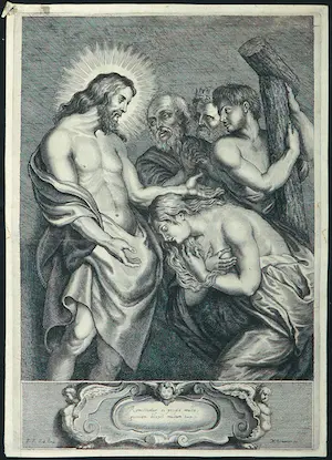 Nicolaes Lauwers - Gravure, Lucas 7:47a, naar Peter Paul Rubens kopen? Bied vanaf 100!