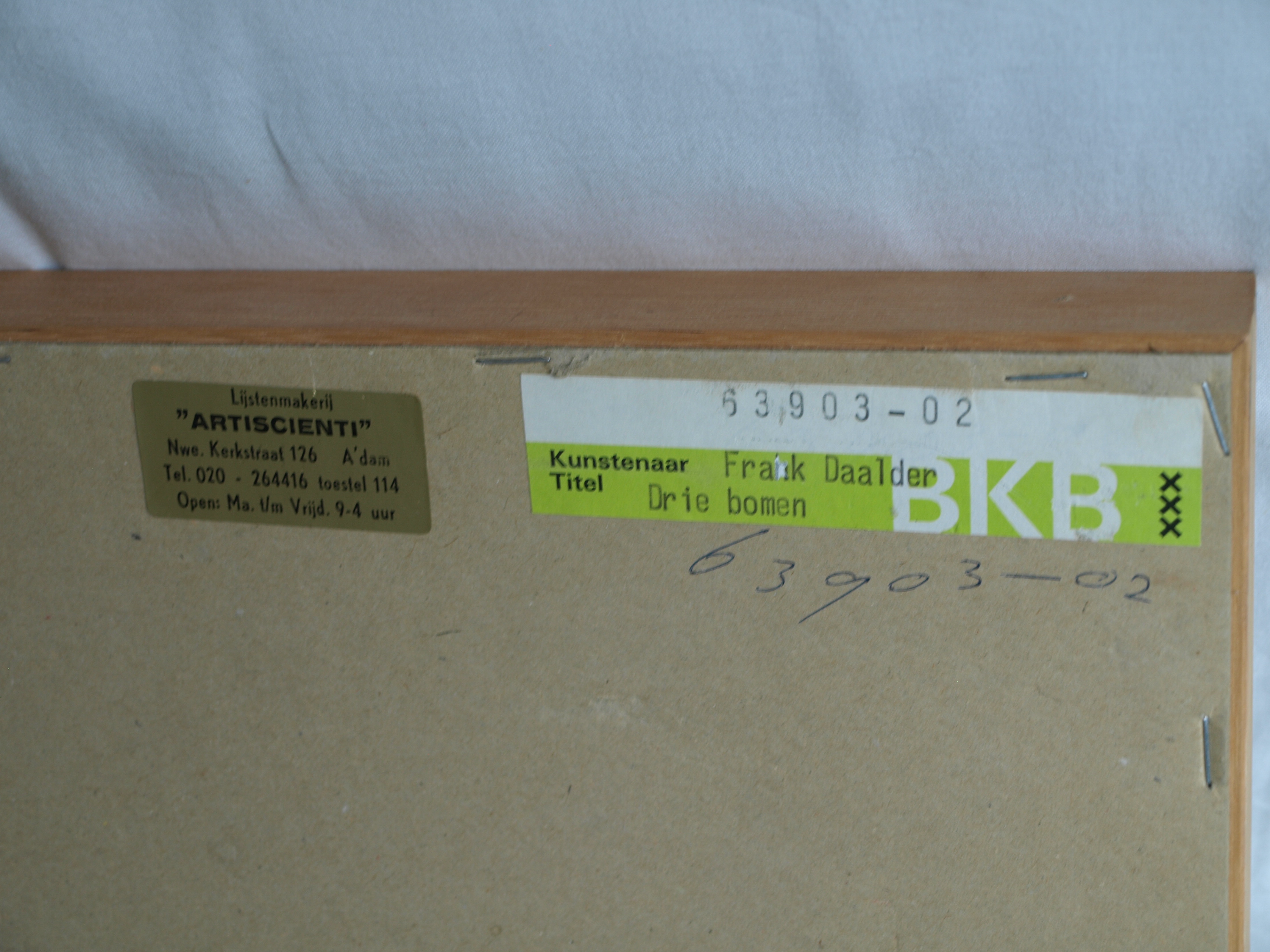 Frank Daalder - Zeefdruk , Drie bomen – gesigneerd & ingelijst - 1977  kopen? Bied vanaf 1!