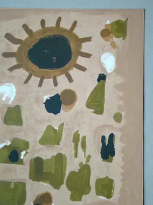 Roger Bissiere - Abstracte compositie - 1964 - Originele lithografie - Mourlot kopen? Bied vanaf 100!