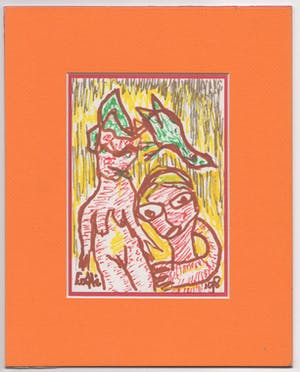 Lotti van der Gaag - Stifttekening, 'Eenheid', 1998 kopen? Bied vanaf 275!