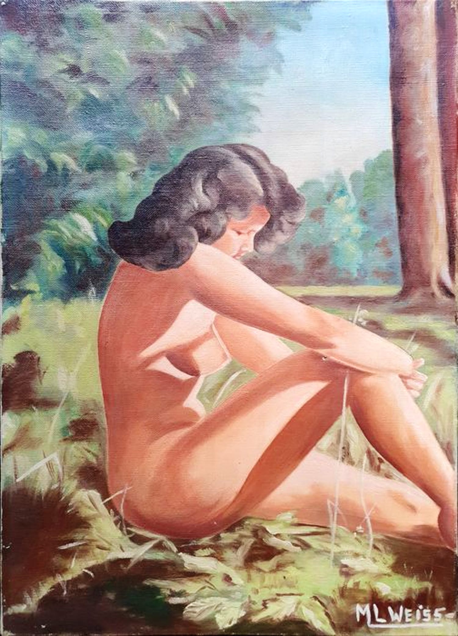 Niet of onleesbaar gesigneerd - Vrouwelijk naakt kopen? Bied vanaf 1!