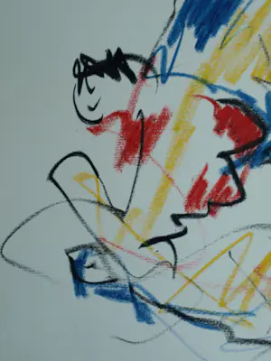 Anton Heyboer - Pastel , Frustration – Ingelijst kopen? Bied vanaf 1!