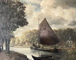 Dirk Meesters - Rivierlandschap kopen? Bied vanaf 190!