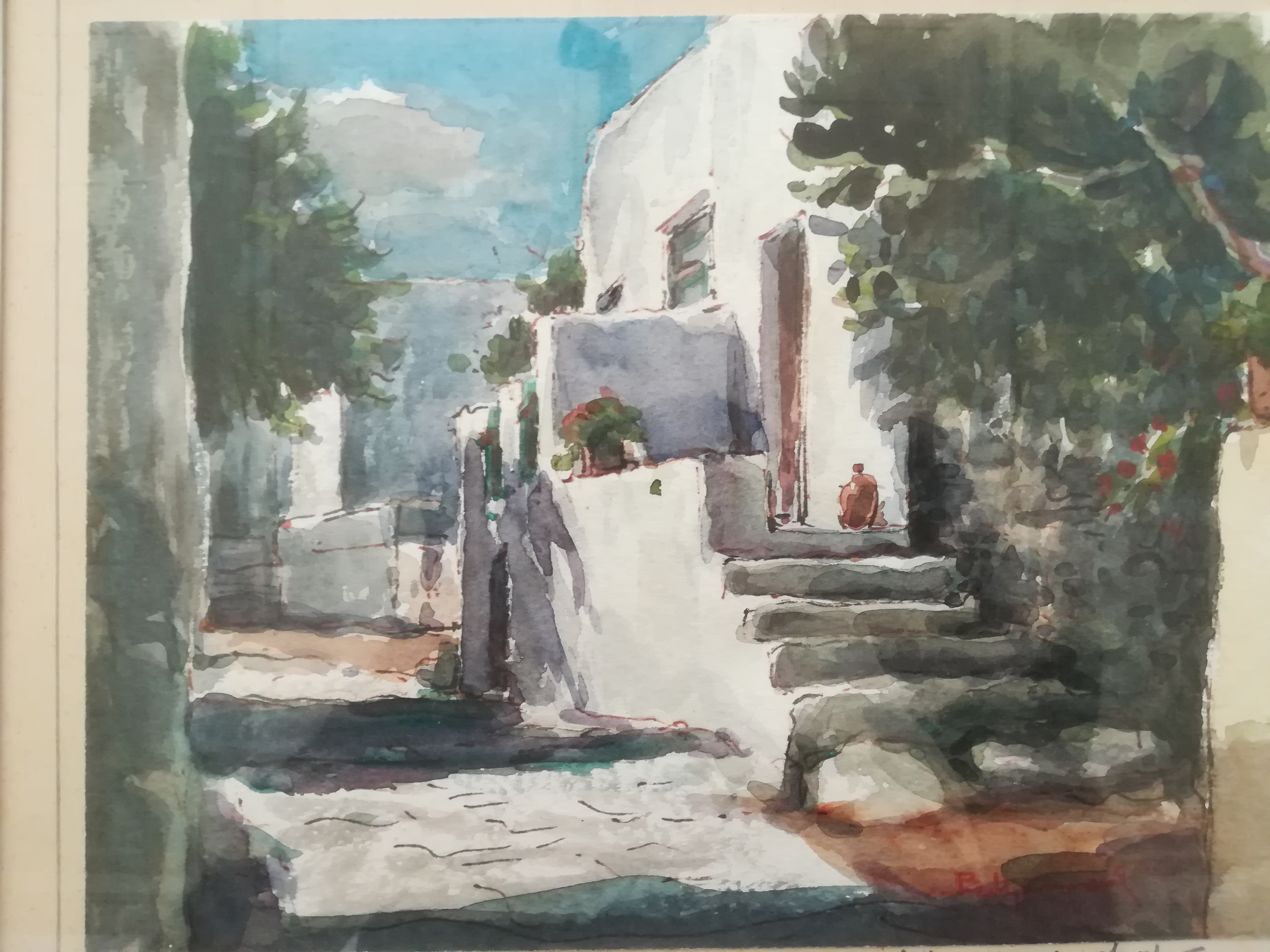 Niet of onleesbaar gesigneerd - Isle of Mykonos  kopen? Bied vanaf 1!