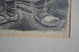 Jan Strube - Boschnimf - Litho - Handgesigneerd kopen? Bied vanaf 1!