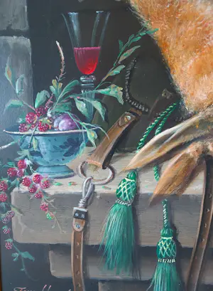 Thomas Heesakkers - Groot pronk/jacht stilleven kopen? Bied vanaf 395!