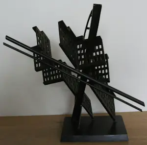 Jeroen Henneman - bronzen beeld: ''de stad'' - 1989 kopen? Bied vanaf 1695!