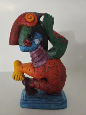 Clemens Briels - Beeld Leaf from umbrella tree in head kopen? Bied vanaf 65!