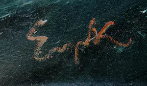 Charles Eyck - Ingelijste olieverf op doek: Straat te Valkenburg kopen? Bied vanaf 1995!