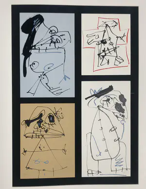 Antonio Saura - Triptico de Amsterdam kopen? Bied vanaf 15!