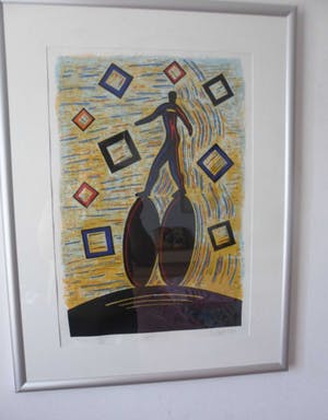 Hans Wap - litho: Wheels - 1995 kopen? Bied vanaf 10!