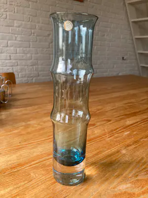Bo Borgstrom - Bo Borgström voor Åseda - Glass Art - Bamboe vaas - jaren 60 Zweden. kopen? Bied vanaf 55!