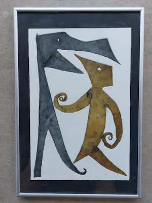 Reinhoud D'Haese - kleurenets - handgesigneerd - oplage 40 stuks - CoBra - ingelijst kopen? Bied vanaf 150!