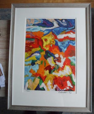 Jan Cremer - Zeefdruk. titel, Wild Horizon. kopen? Bied vanaf 175!