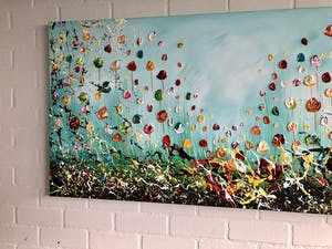 Gena - Flowers Blue kopen? Bied vanaf 300!