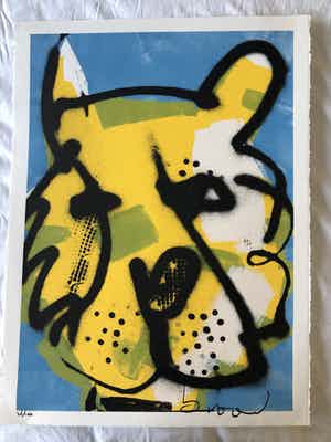 Herman Brood - Gele hond verkocht voor € 345!