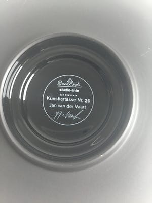 Jan van der Vaart - Rosenthal Studio Line Künstlertasse nummer 26, porselein koffiekop kopen? Bied vanaf 25!