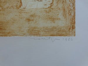 Jan Montyn - ABSTRACTIE / KLEURETS / 65x50cm / SIG / 1986 kopen? Bied vanaf 75!