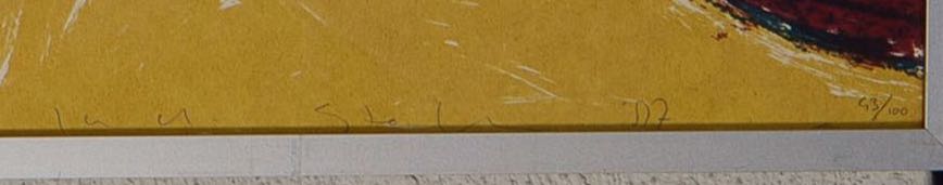 Niet of onleesbaar gesigneerd - Zeefdruk op papier - gesigneerd r.o. - oplage 43/100 ex. - 1987 kopen? Bied vanaf 1!