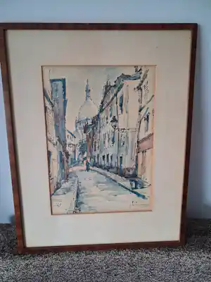 Buy Jan Korthals - Aquarel: Parijs? Bid from 75!