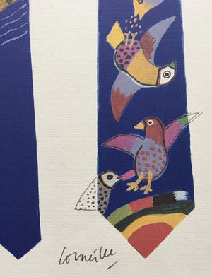 Corneille - ontwerp voor de societyshop - 1987 - gesigneerd! kopen? Bied vanaf 65!
