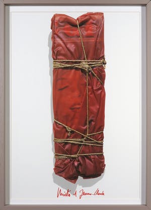 Christo - Handgesigneerd exemplaar Wrapped Magazine - Ingelijst kopen? Bied vanaf 1!