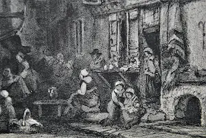 Frederik Hendrik Weissenbruch - Stadsgezicht Haarlem - 19e eeuwse litho naar S.L.Verveer kopen? Bied vanaf 40!