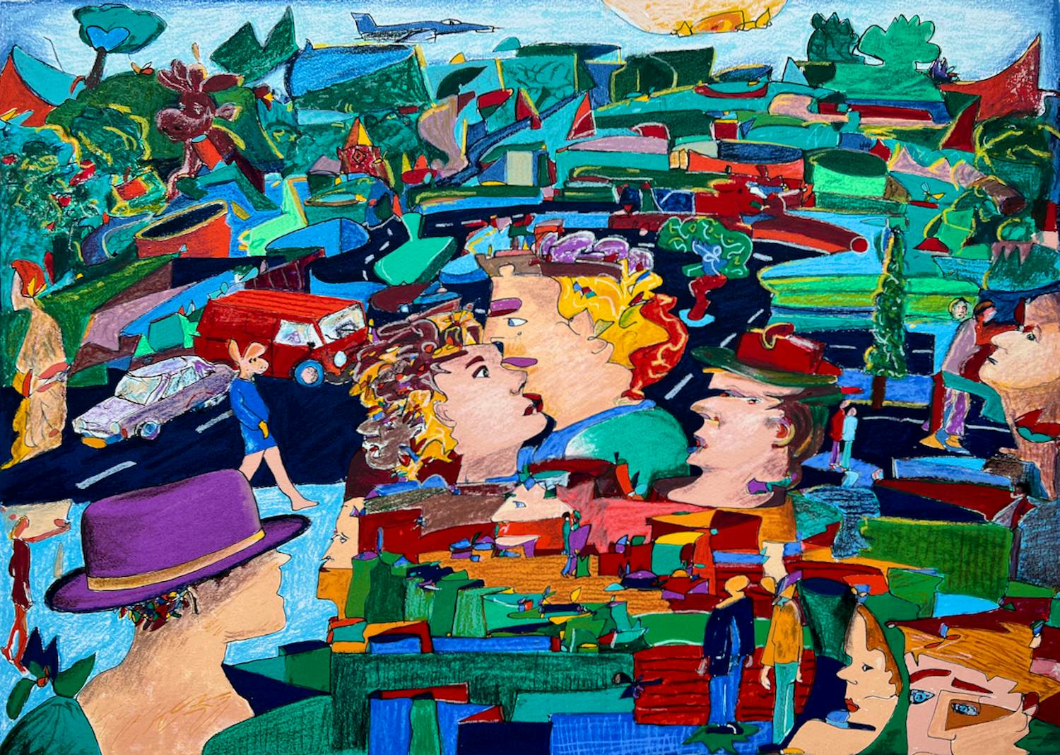 Pim van Halem - handgesigneerde zeefdruk | 'Zonder titel | 1993 kopen? Bied vanaf 20!