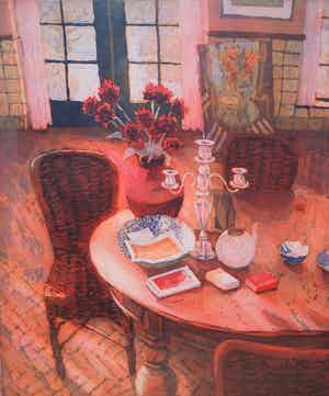 Marcel Schellekens - grote kleurets, Atelier, oplage 70 ex. verkocht voor € 110!