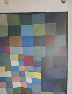 Paul Klee - Bluhendes. Grote affiche. Drukgesigneerd. kopen? Bied vanaf 99!
