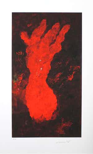 Armando - Kenmerkend Werk " De Hand " / SLECHTS 30 EX WERELDWIJD verkocht voor € 135!