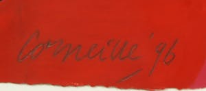 Corneille - Zeefdruk, Zonder titel- Ingelijst (Groot) kopen? Bied vanaf 200!