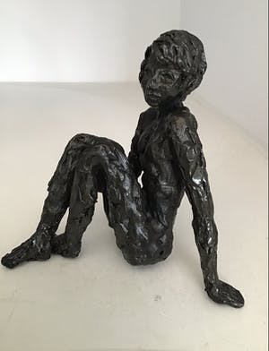 Astrid Veldhuyzen-Koppen - Sculptuur “ In gedachten “ kopen? Bied vanaf 40!