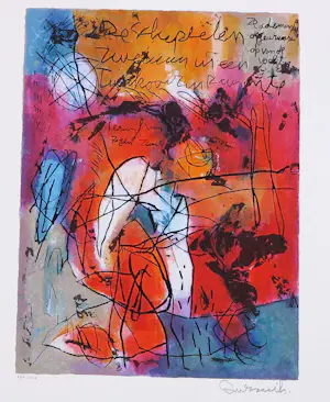 Mohammed Quraish - Lot van 3 zeefdrukken, Zonder titel kopen? Bied vanaf 50!