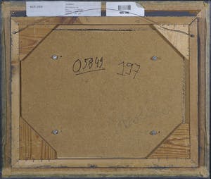 Jan Bollaert - Gemengde techniek/tekening in opengeslagen boek, Montauban - Ingelijst kopen? Bied vanaf 50!