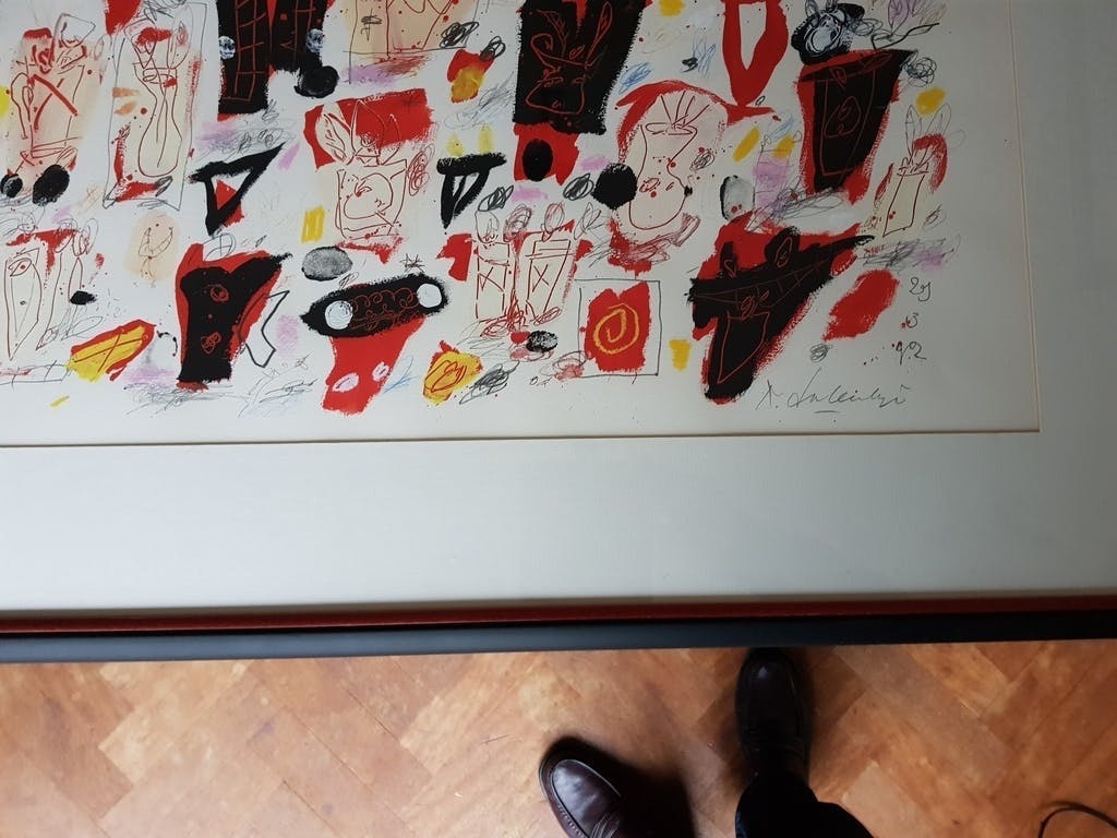 Kees Salentijn - KEES SALENTIJN ORIGINEEL WERK GEMENGDE TECHNIEK kopen? Bied vanaf 285!