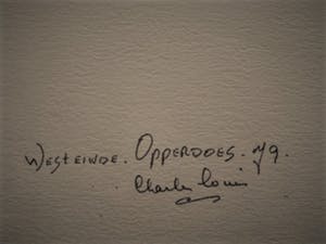 Niet of onleesbaar gesigneerd - Grote inkttekening "Boerderij in Opperdoes Noord Holland" gesigneerd kopen? Bied vanaf 1!