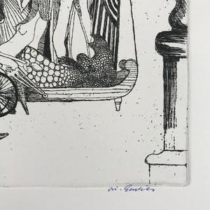 Vic Gentils - Gesigneerde ets - 1981 - 'De Sofa' - VII/XX kopen? Bied vanaf 35!