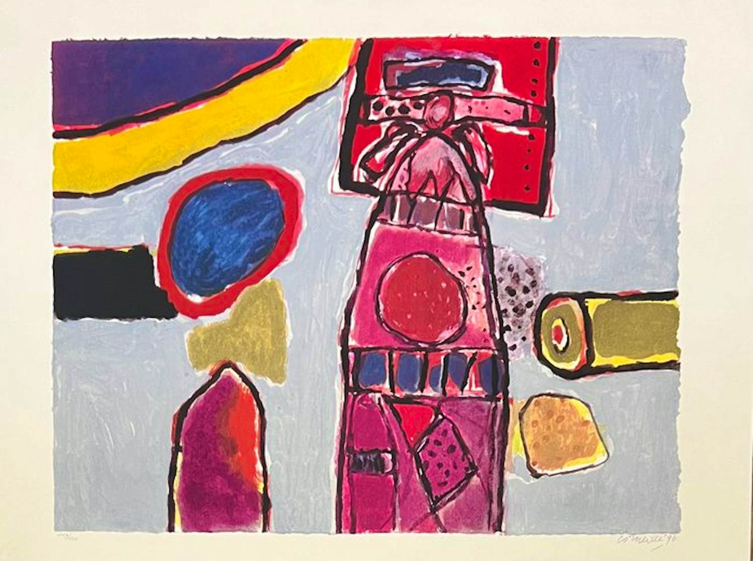 Corneille - Totem - Grote zeefdruk - 1996 kopen? Bied vanaf 295!