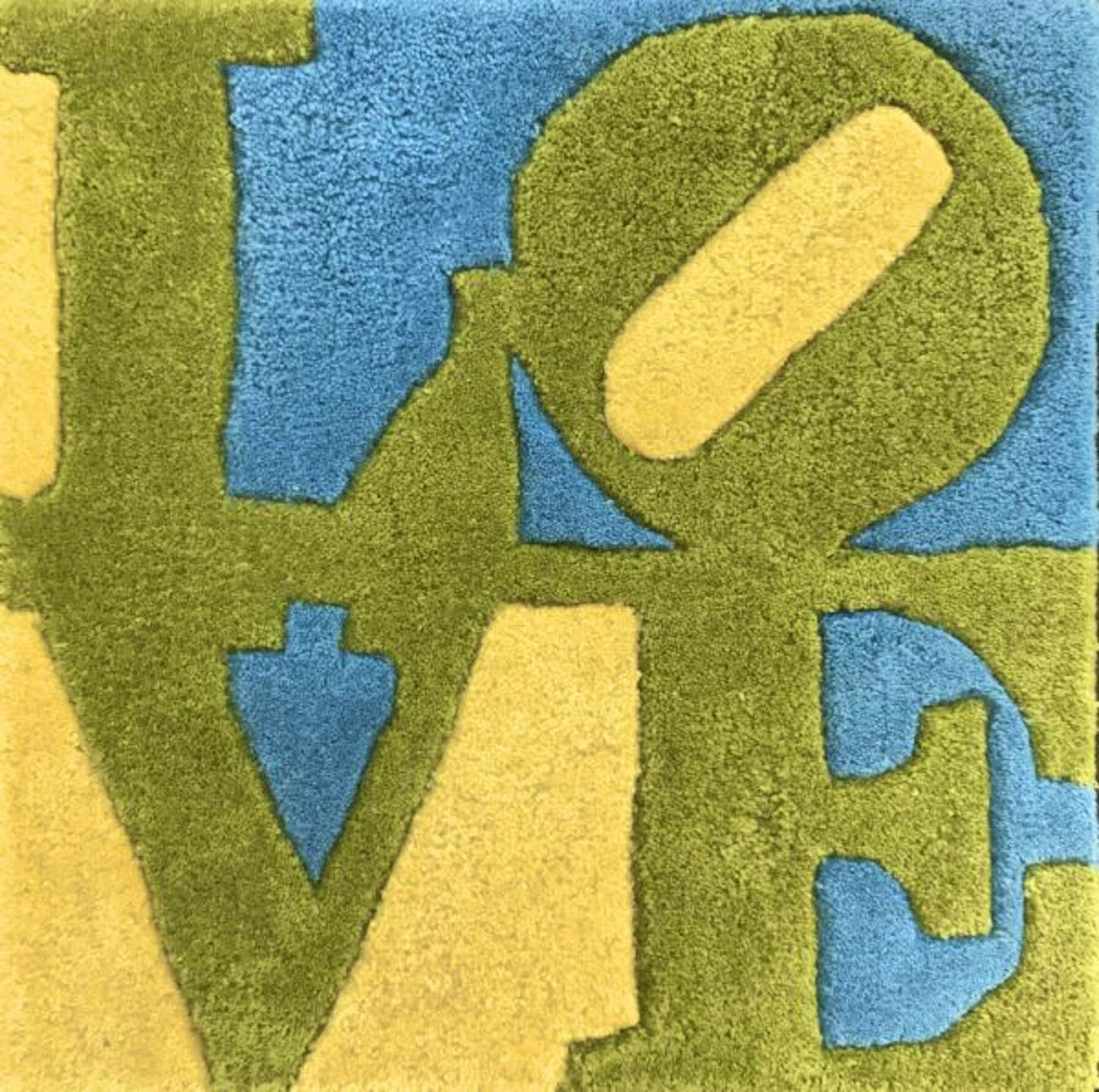 Robert Indiana - "Love"- Teppich - Limited Edition - signiert - nummeriert (40 x 40 cm) kaufen? Bieten Sie von 189!