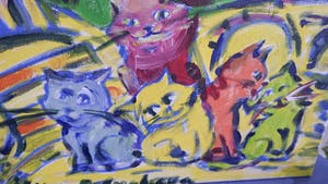 Elena Polyakova - 5 poezen onder paraplu kopen? Bied vanaf 30!