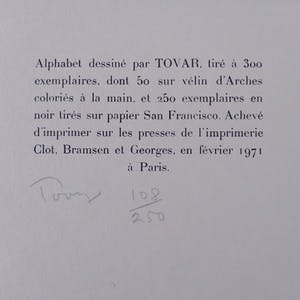 Ivan Tovar - Alphabet kopen? Bied vanaf 500!