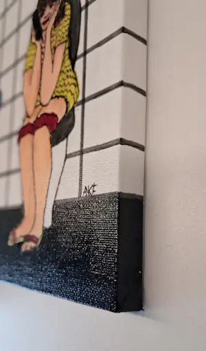 Anke Peddemors - Dame op het toilet kopen? Bied vanaf 29!