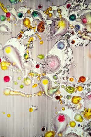 Marc Mulders - Abstracte compositie, piëzografie verkocht voor € 250!