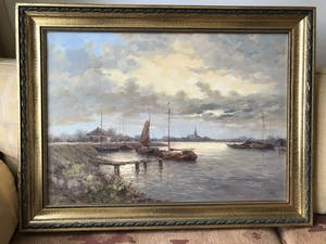 Jan Schaeffer - Zicht op Ouderkerk aan de IJsel kopen? Bied vanaf 195!