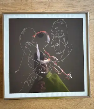 Rico d' Rozario - Miles Davis portret met tekening van Miles 1/125 kopen? Bied vanaf 300!