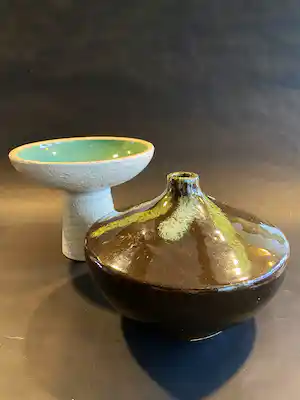 Pieter Groeneveldt - Dubbel vaas V14 verkocht voor € 85!