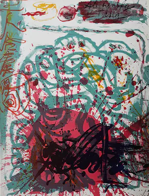 Pierre Alechinsky - Solo de Sculpture et Divertissement, genummerde publicatie met o.a. litho kopen? Bied vanaf 150!