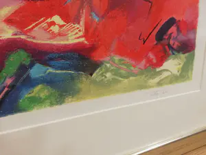 Tilly Wils - Mooie kleurrijke zeefdruk '' Papavers'' kopen? Bied vanaf 99!