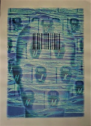Lluis Barba - Lithographie en carborundum - "Isolated Identity" - Handgesigneerd - 2000 kopen? Bied vanaf 30!